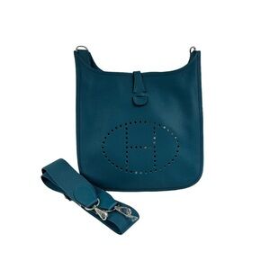 Hermes Evelyne 29 III Vert Bosphore Clemence PHW Z Stamp 2021 BN Receipt